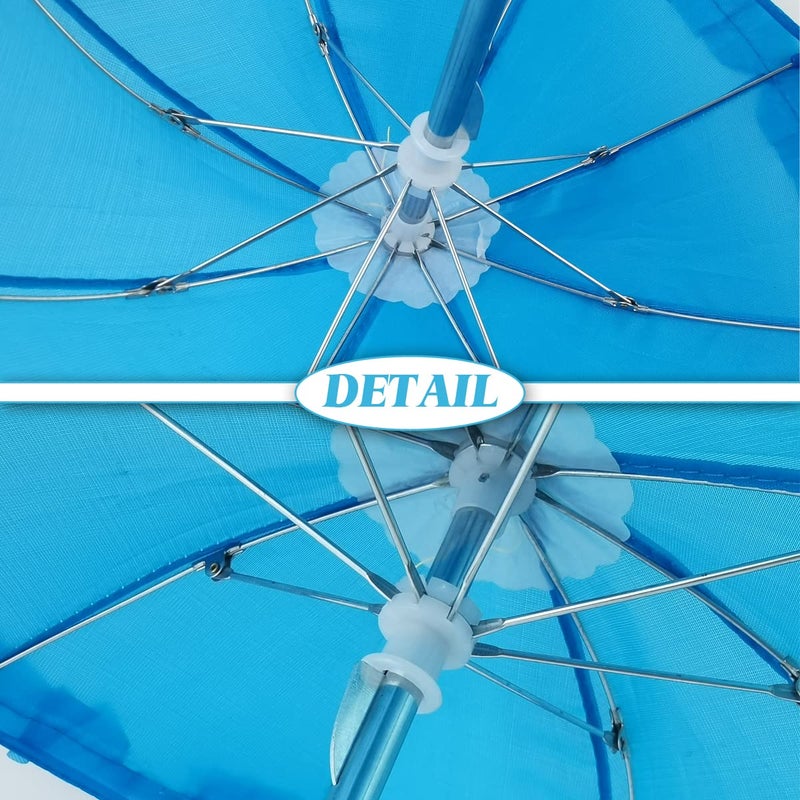 NSBELL 5PCS Cute Doll Toys Sunny Rainy Umbrella for American Girl Dolls and Other 18 inch Dolls Decoration Games Photography Props Supplies - Image 3
